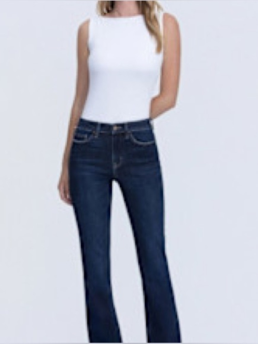 High Rise Bootcut Denim Pant
